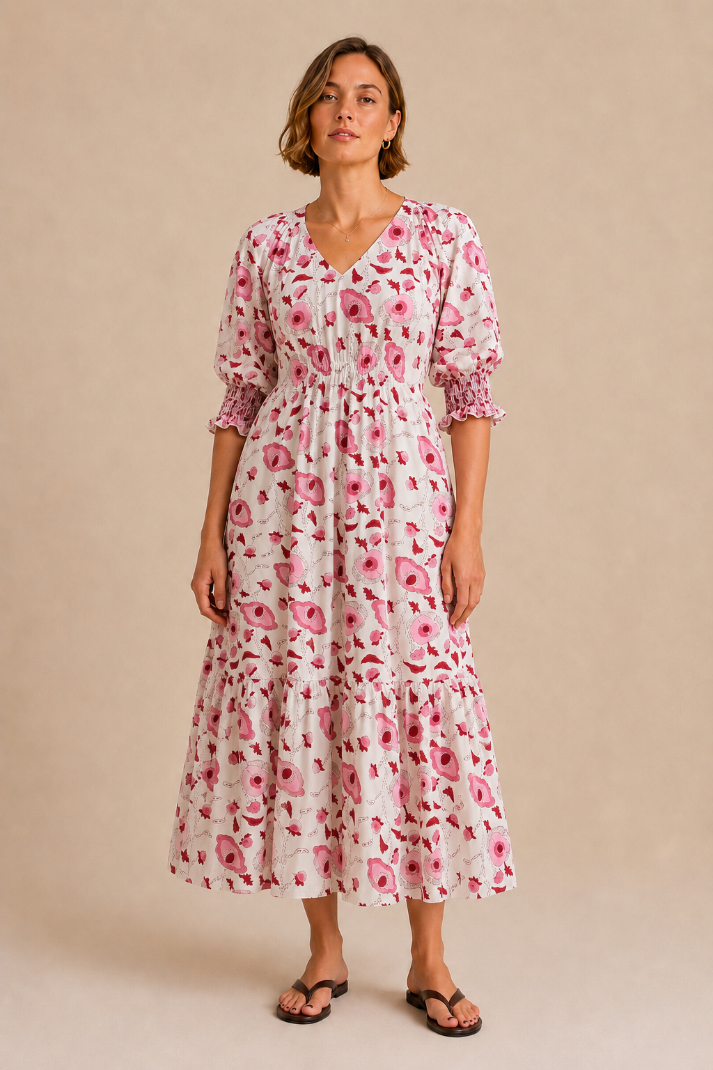 Pink Poppy dress - SALE!  now 50% off!
