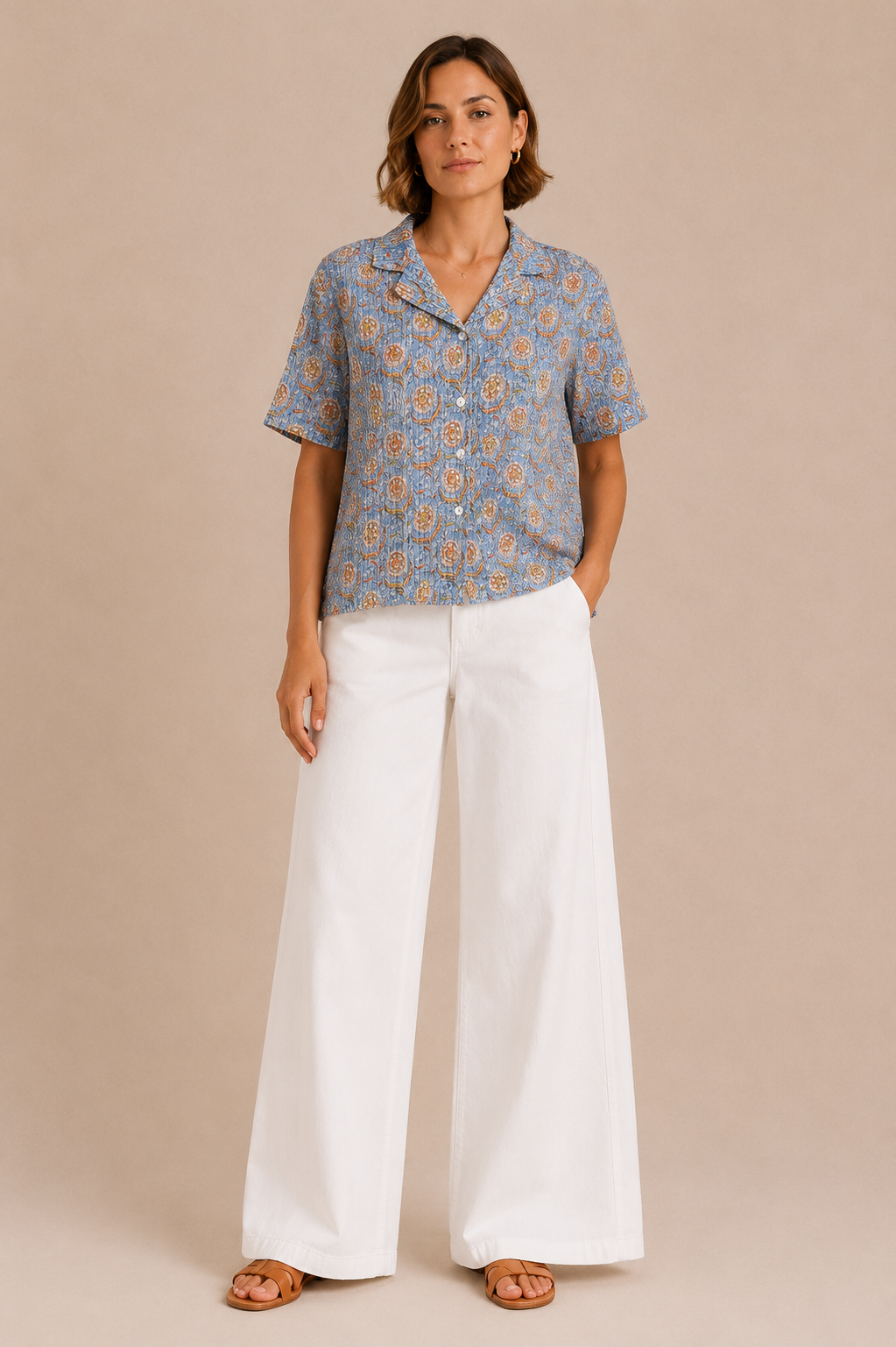 Tango collared top