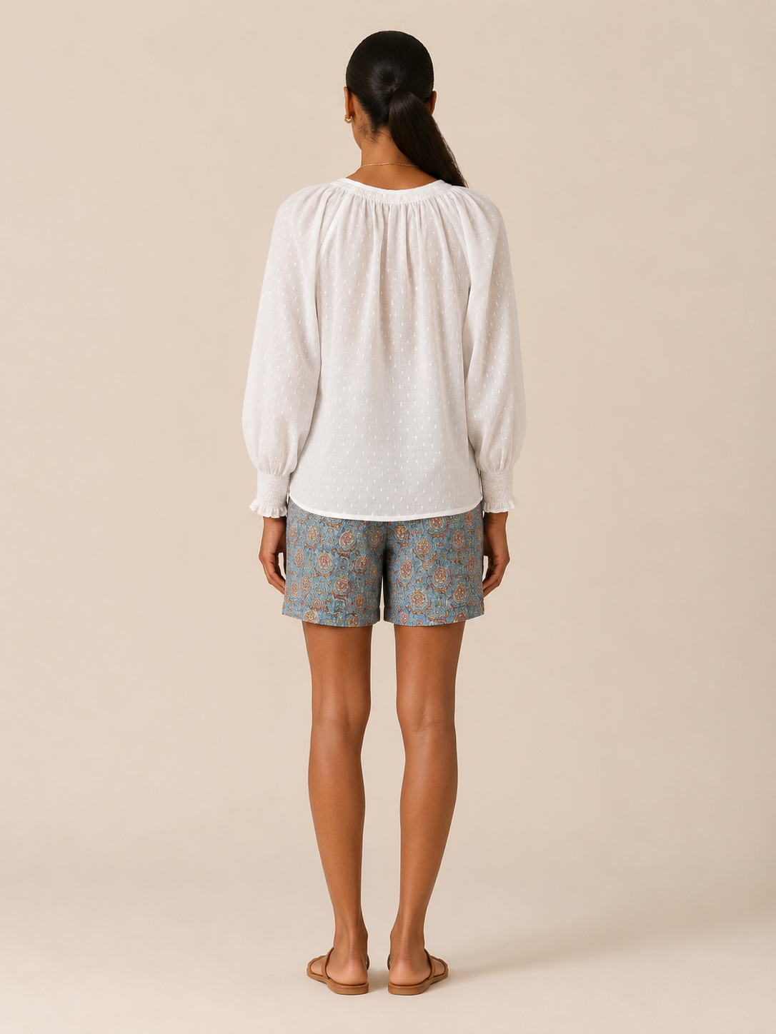 Dobby long sleeve shirt