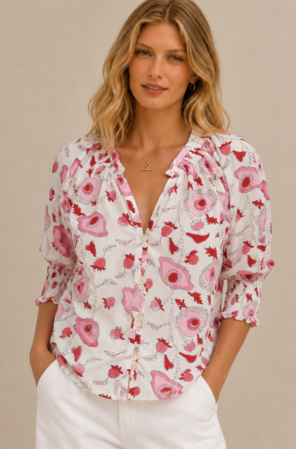 Pink Poppy shirt